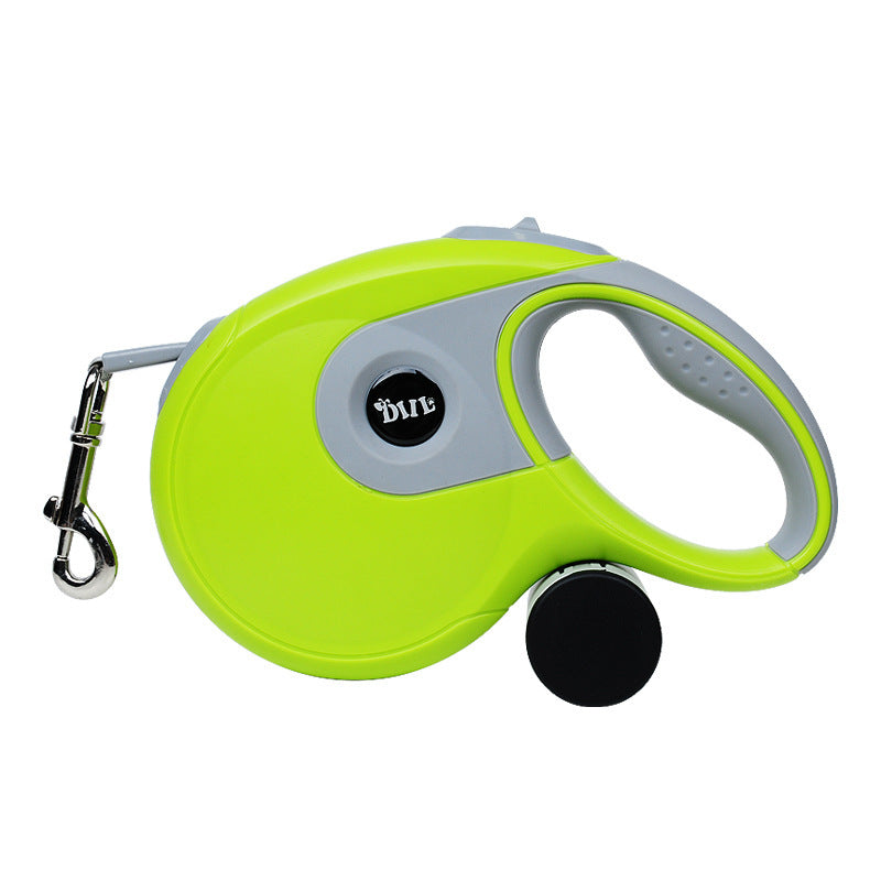 Dog Automatic Leashes Retractable One Button Break  Lock Soft Hand Grip