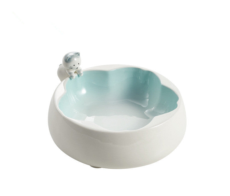 Pet drinking water bowl dog bowl rice bowl