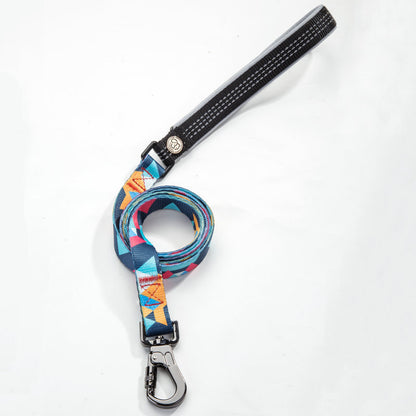 Pet leash collar