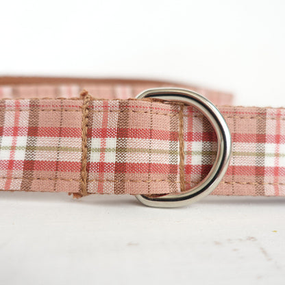 Plaid design dog ring