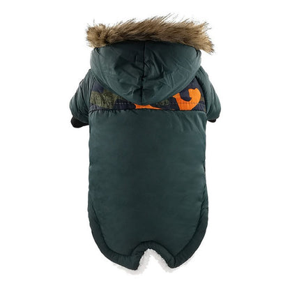 Dog Clothes Winter Thickened Warmth Cotton Pet Dogs Coat Jacket