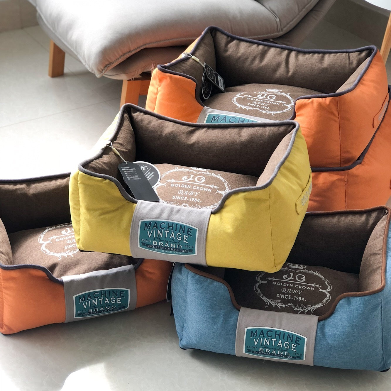 Removable And Washable Canvas Dog Kennel