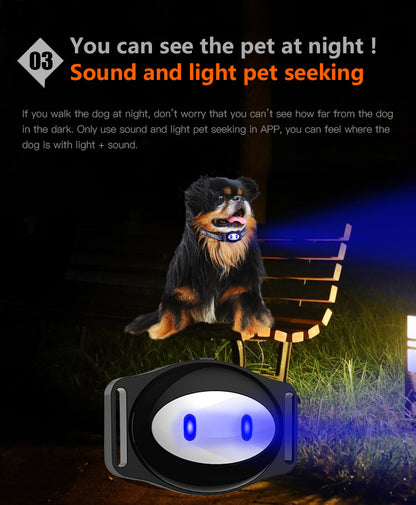 Mini Waterproof Dog GPS Tracker For Cats Pets With Collar