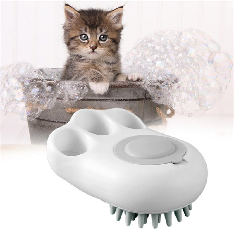 Durable Cat Paw Bath Brush Fine Foaming Labor-saving Cartoon Shape