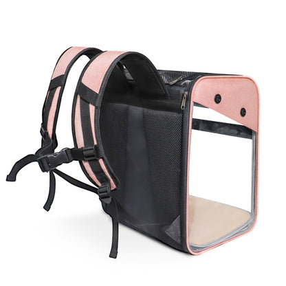 PVC Breathable Large Capacity Cat Carrying Space Capsule Cat Bag Portable Pet Dog Backpack Fold