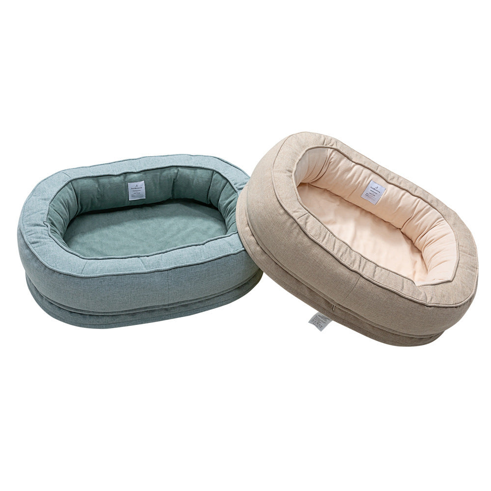 Warm Removable Washable Waterproof Sponge  Cat  Dog Bed Mat