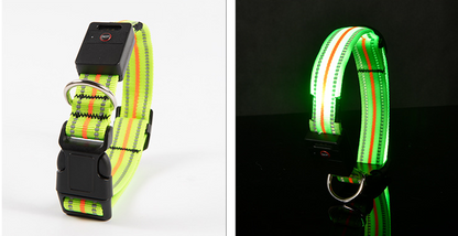 Fiber Optic Waterproof Magnetic Charging Pet Collar