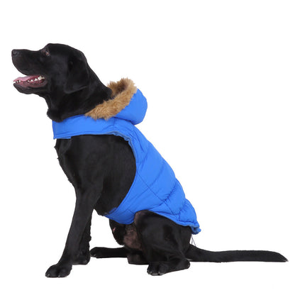 Pet clothes winter clothes big dog clothes night reflective