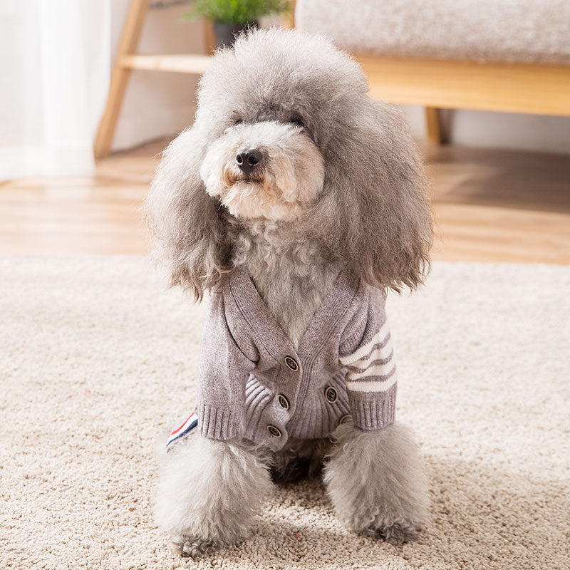 Warm pet sweater coat