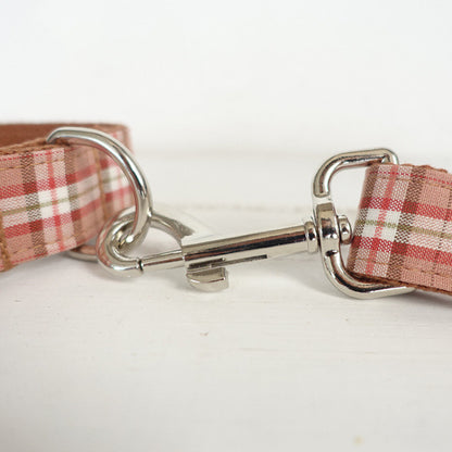 Plaid design dog ring