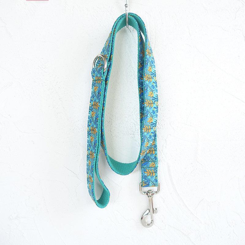 Dog collar pull rope leash