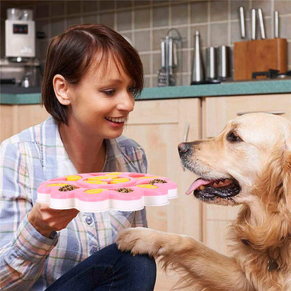 Dog food tray