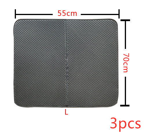 Double Layer Litter Cat Bed Pads Pet Cat Litter Mat Trapping
