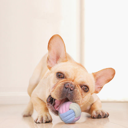 Dog And Cat Interactive Bite Resistant Rope Ball