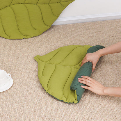 Leaf Shape Soft Dog Bed Mat Soft Crate Pad Machine