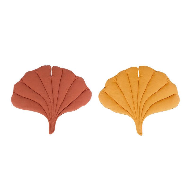 Leaf Shape Soft Dog Bed Mat Soft Crate Pad Machine