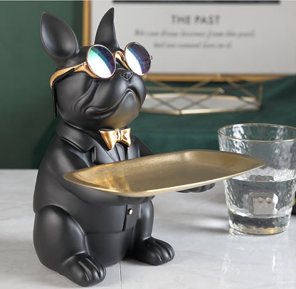 Creative fruit snacks for dogs with key tray