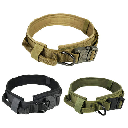 Tactical Dog Collar Pet Collar Tactical Nylon Explosion