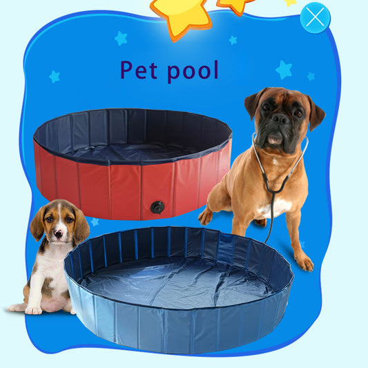 Portable Pet Pool Foldable Dog Cat Bathtub Pet Supplies