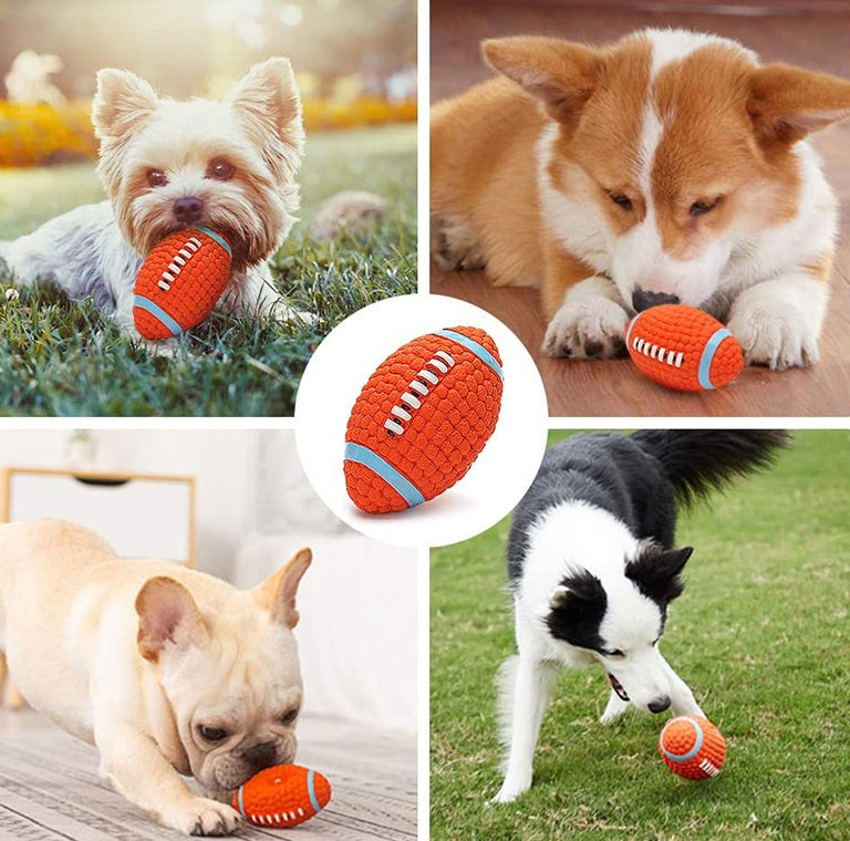 Dog Toy Bite-Resistant Teeth Cleaning Latex Toy Ball