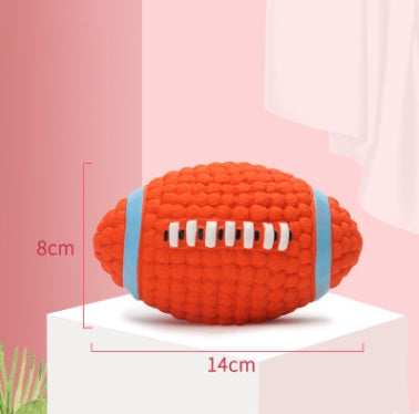 Dog Toy Bite-Resistant Teeth Cleaning Latex Toy Ball