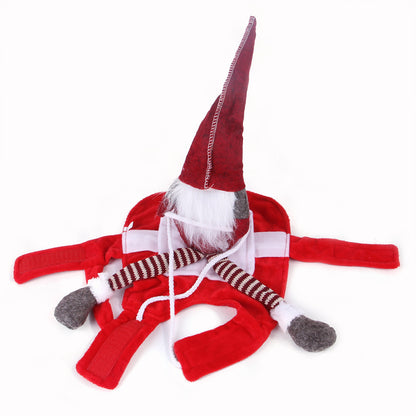 Pet Christmas Riding Transformation Costume Pet Products