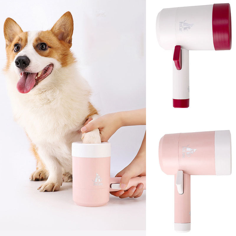 Dog Paw Cleaner Cup Soft Silicone Combs Pet Foot Washer Cup