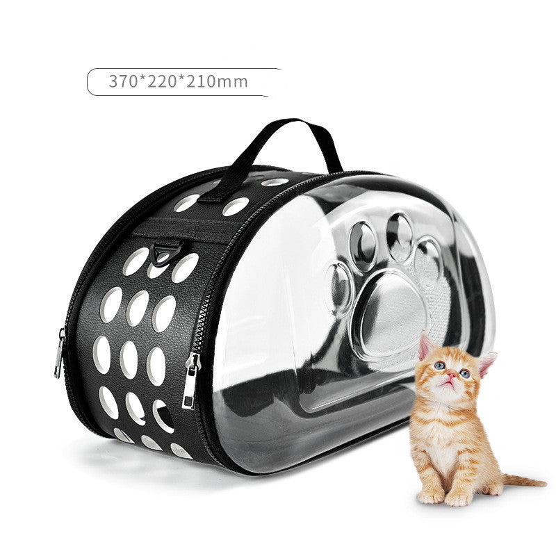 Foldable Cat Bag Breathable Portable Pet Carrier Bag Outdoor