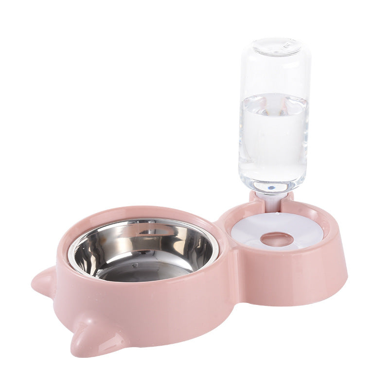 Dog Bowl Cat Bowl Double Bowl Automatic Drinking