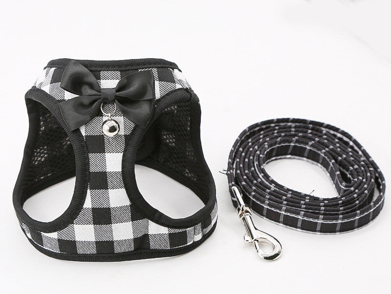 Cat Chain Traction Rope Set, Chest Harness, Cat Harness, Cat Collar, Dog Leash