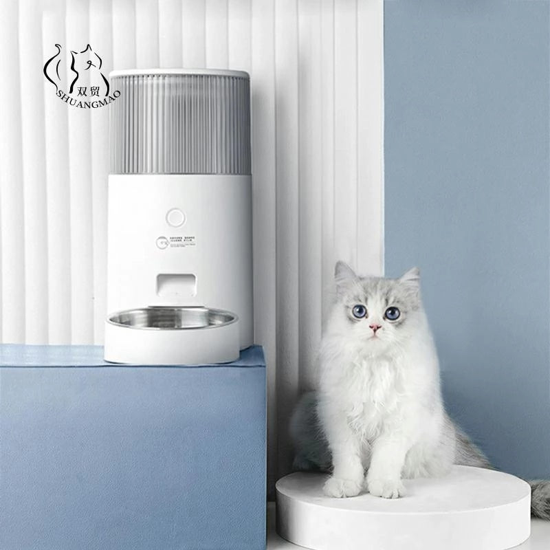 Pet Cat Water Fountain Smart Automatic Feeder