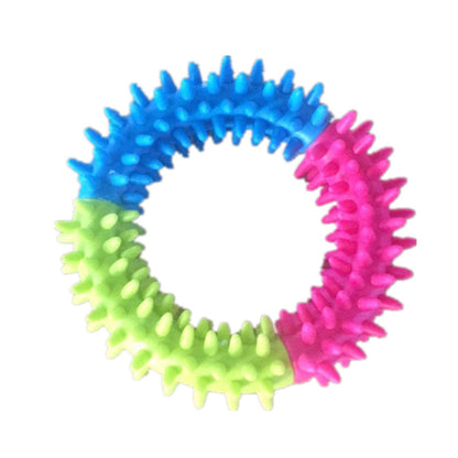 Rubber Thorn Ring Pet Bite Resistant Toy