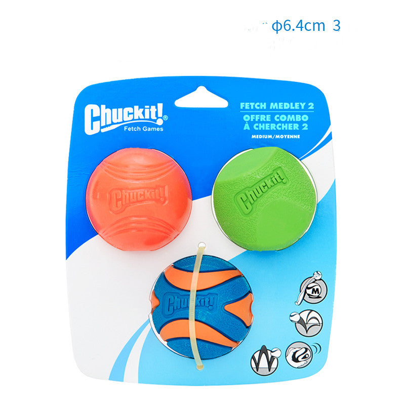 Dog Toy Ball Makes a Sound Bite-Resistant Large Dog Molars