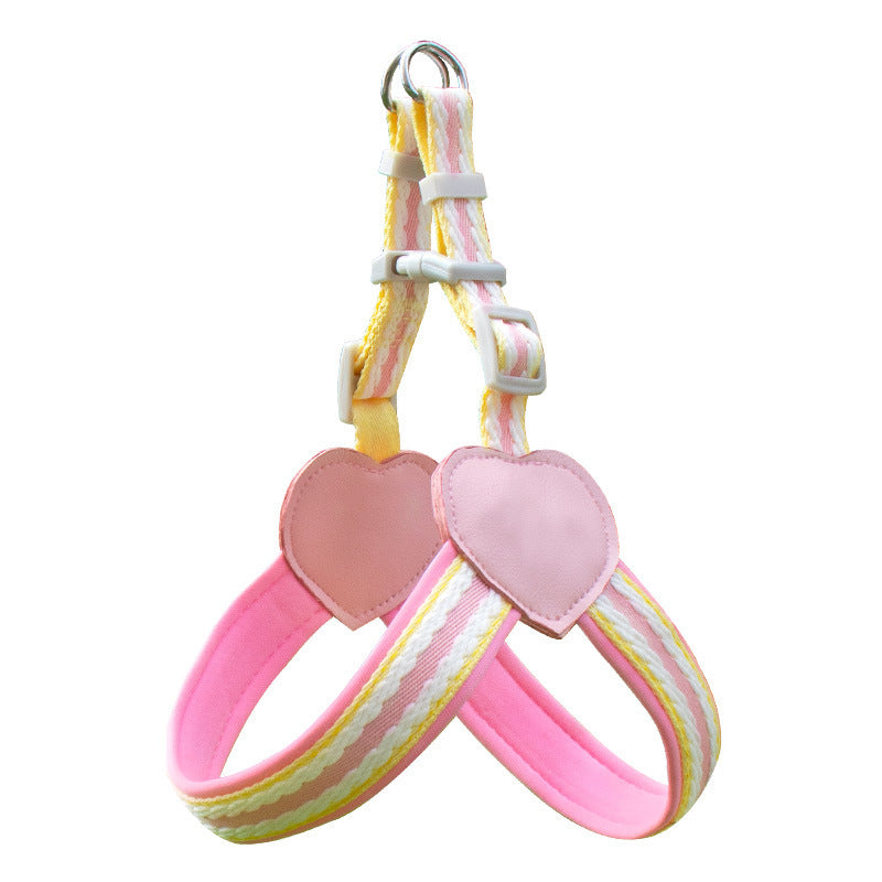 Dog Hand Holding Rope Vest Walking Chest Strap