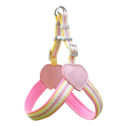 Dog Hand Holding Rope Vest Walking Chest Strap