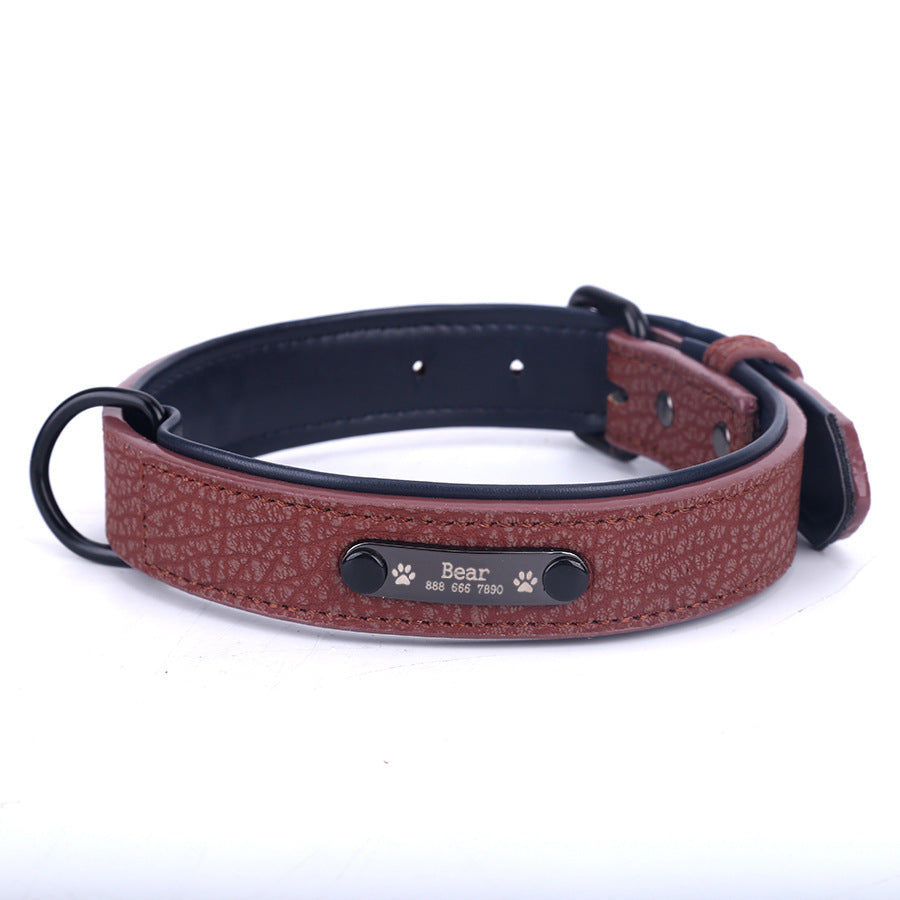 Dog Collar Lettering And Anti Loss Nameplate Traction Rope Suit