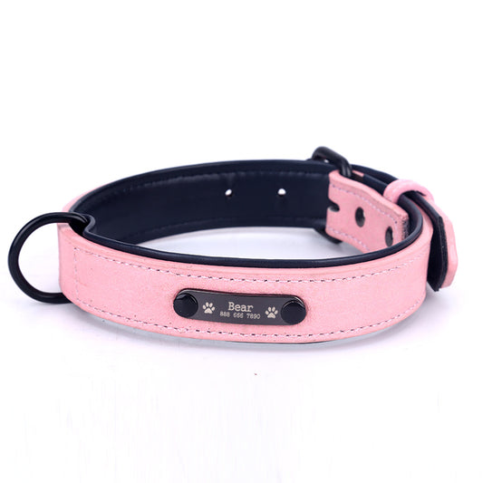 Dog Collar Lettering And Anti Loss Nameplate Traction Rope Suit