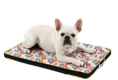 Thickened Pet Printing Canvas Dog Mats Dog Bed