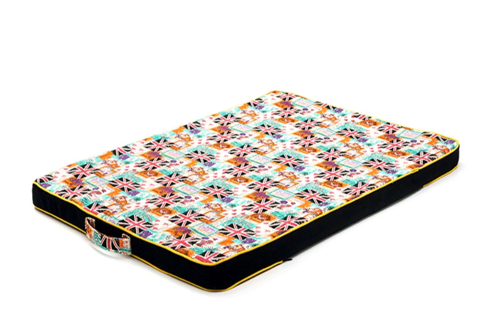 Thickened Pet Printing Canvas Dog Mats Dog Bed