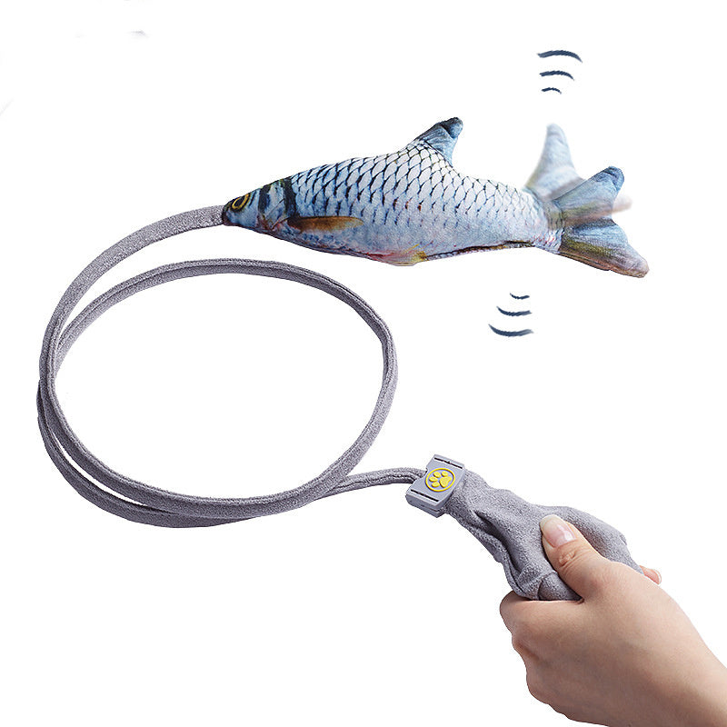 Creative Pet Funny Cat Artifact Simulation Fish Cat Toy