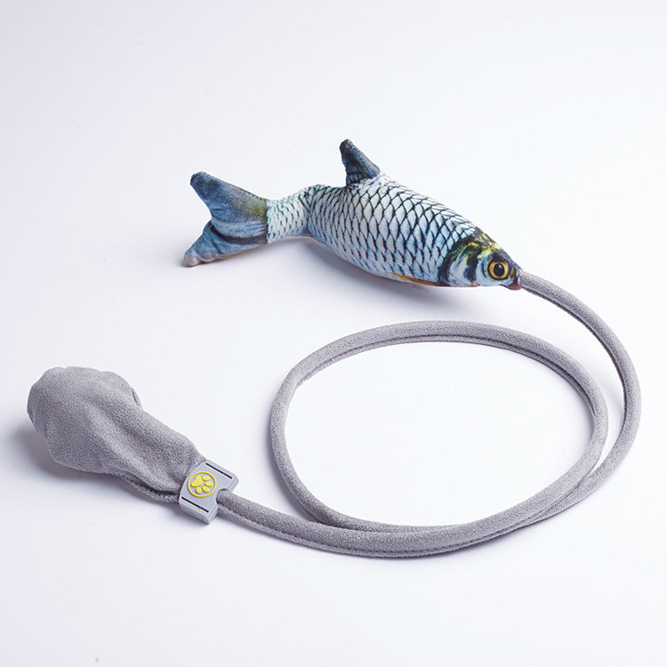 Creative Pet Funny Cat Artifact Simulation Fish Cat Toy