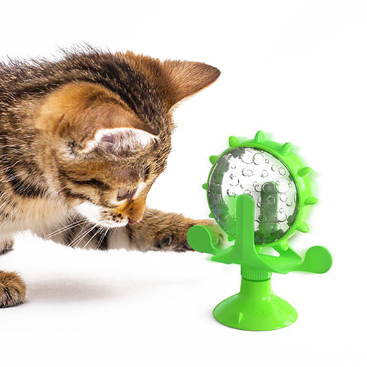 Pet Cat Toy Money-Making Wheel  Slow Food Leaking Device