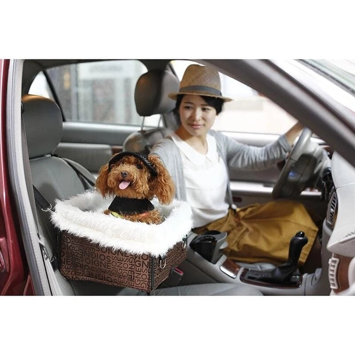 Luxury Pet Heightening Car Seat Portable Waterproof Foldable Dog Frame