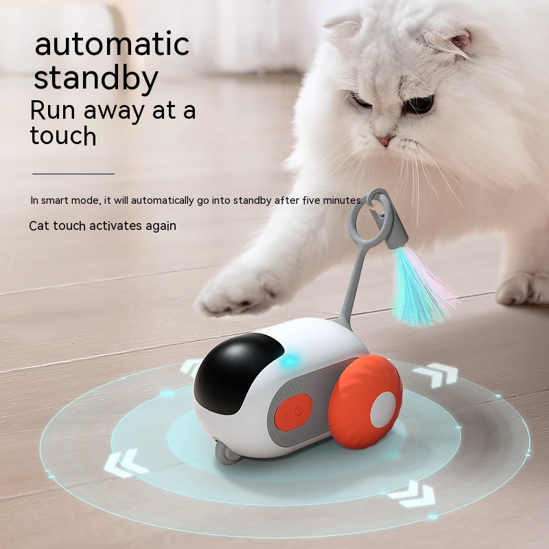 Remote Control Interactive Cat Car Toy USB Charging Chasing