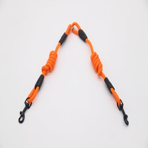 Double traction rope dog walking training