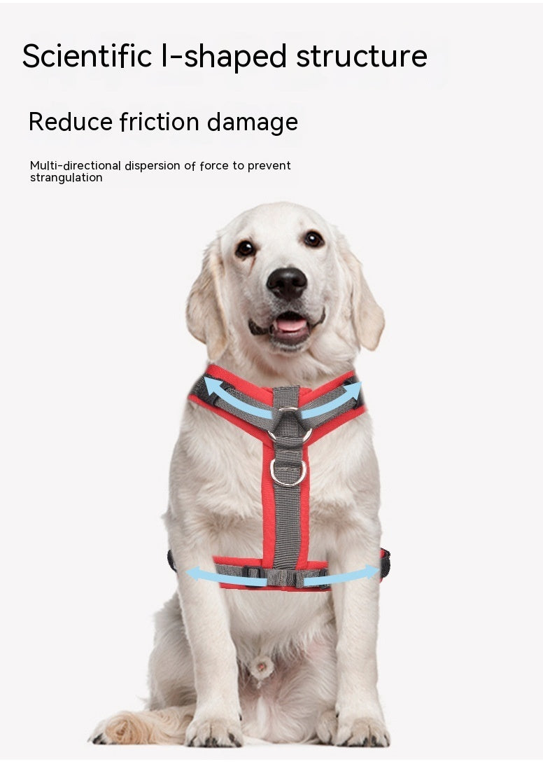 Breathable Reflective Explosion-proof Vest Dog Harness