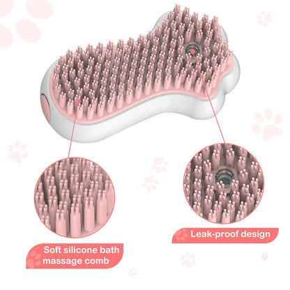 Dog Cat Bath Brush Comb Brush Puppy Pet Grooming Bath