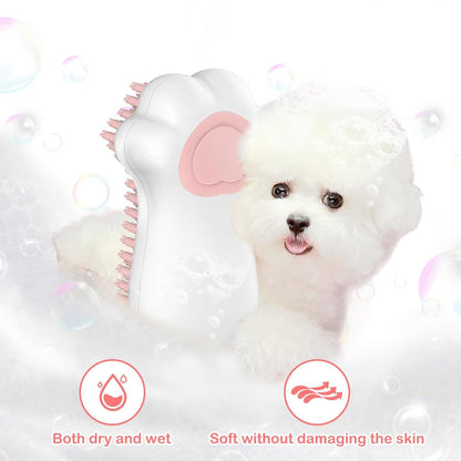 Dog Cat Bath Brush Comb Brush Puppy Pet Grooming Bath