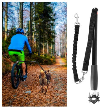 Bicycle Walking Dog Leash Dog Chain Loading and Unloading