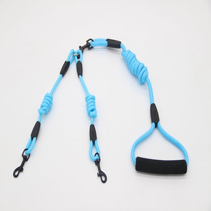 Double traction rope dog walking training